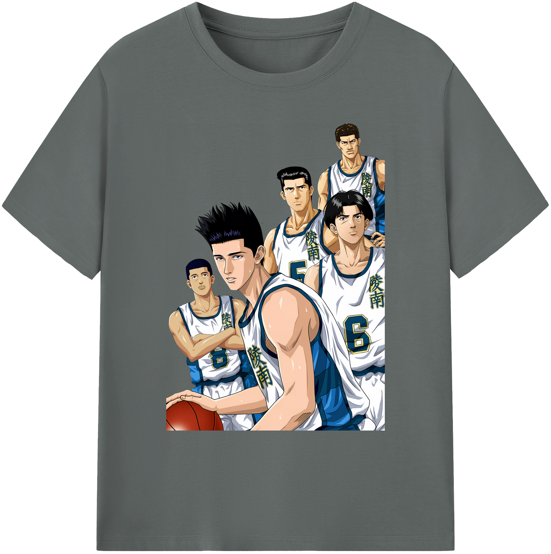 （画像用） SLAM DUNK／スラムダンク 綿100％ メンズ半袖Tシャツ｜肌触りやわらか＆通気性
